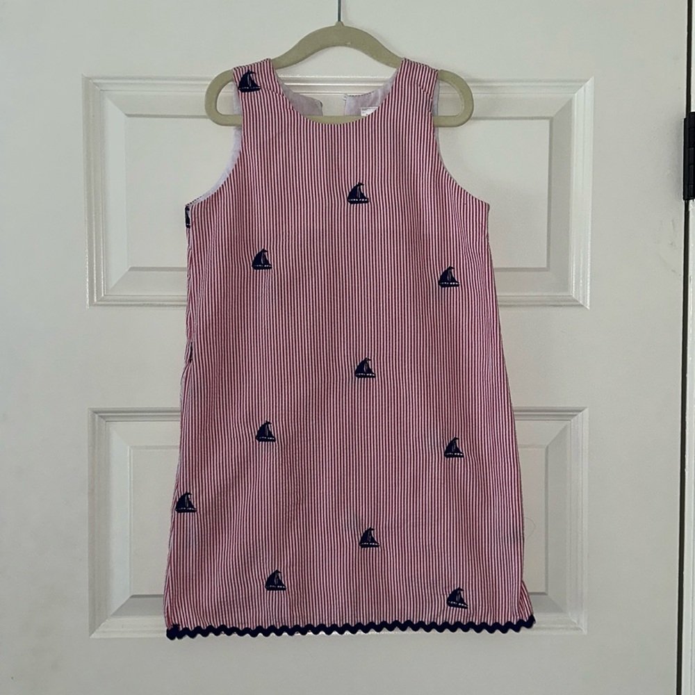 Girls Size 6 Piping Prints Nantucket Sailboat Dress